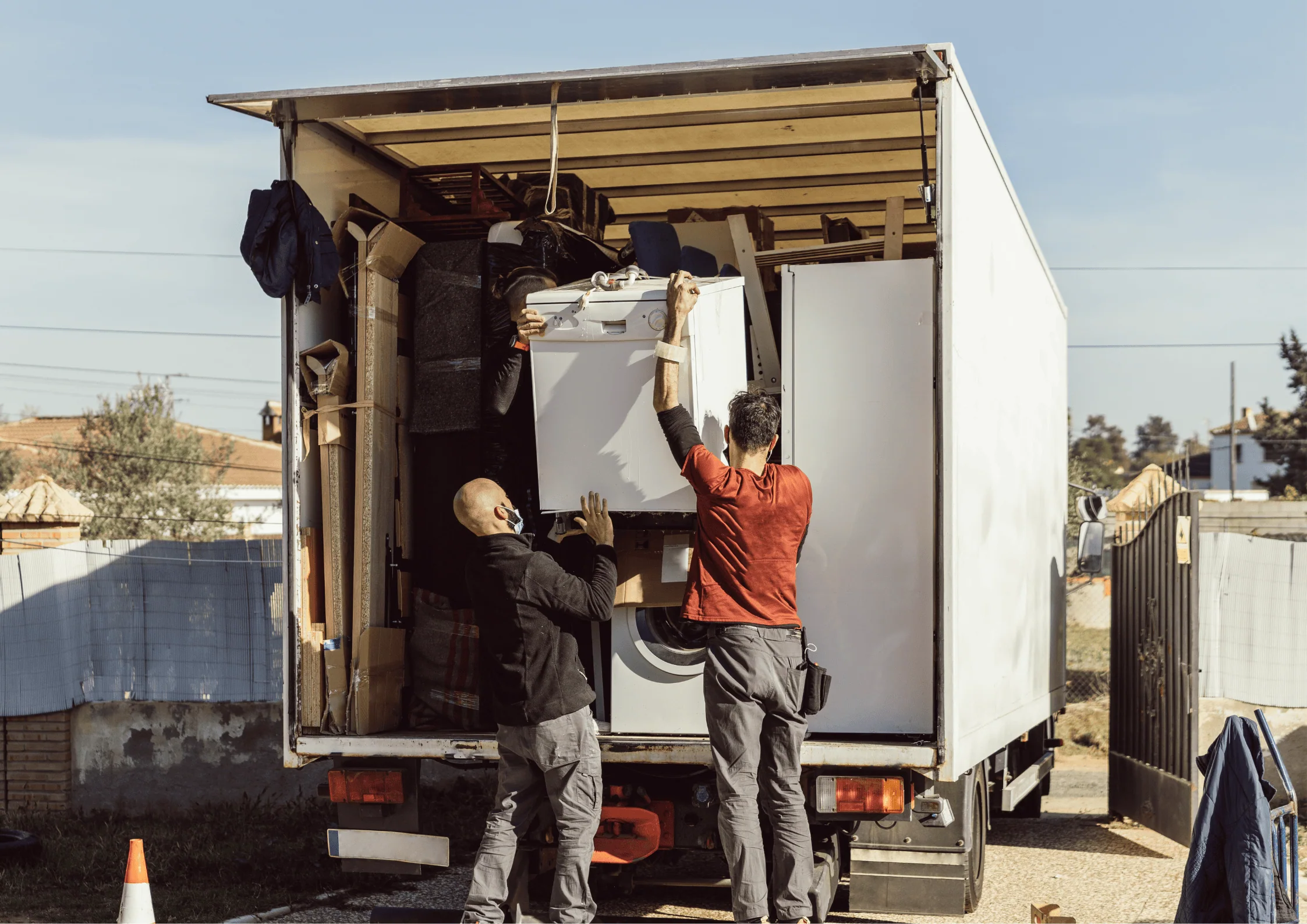 cargo packing and moving banner image