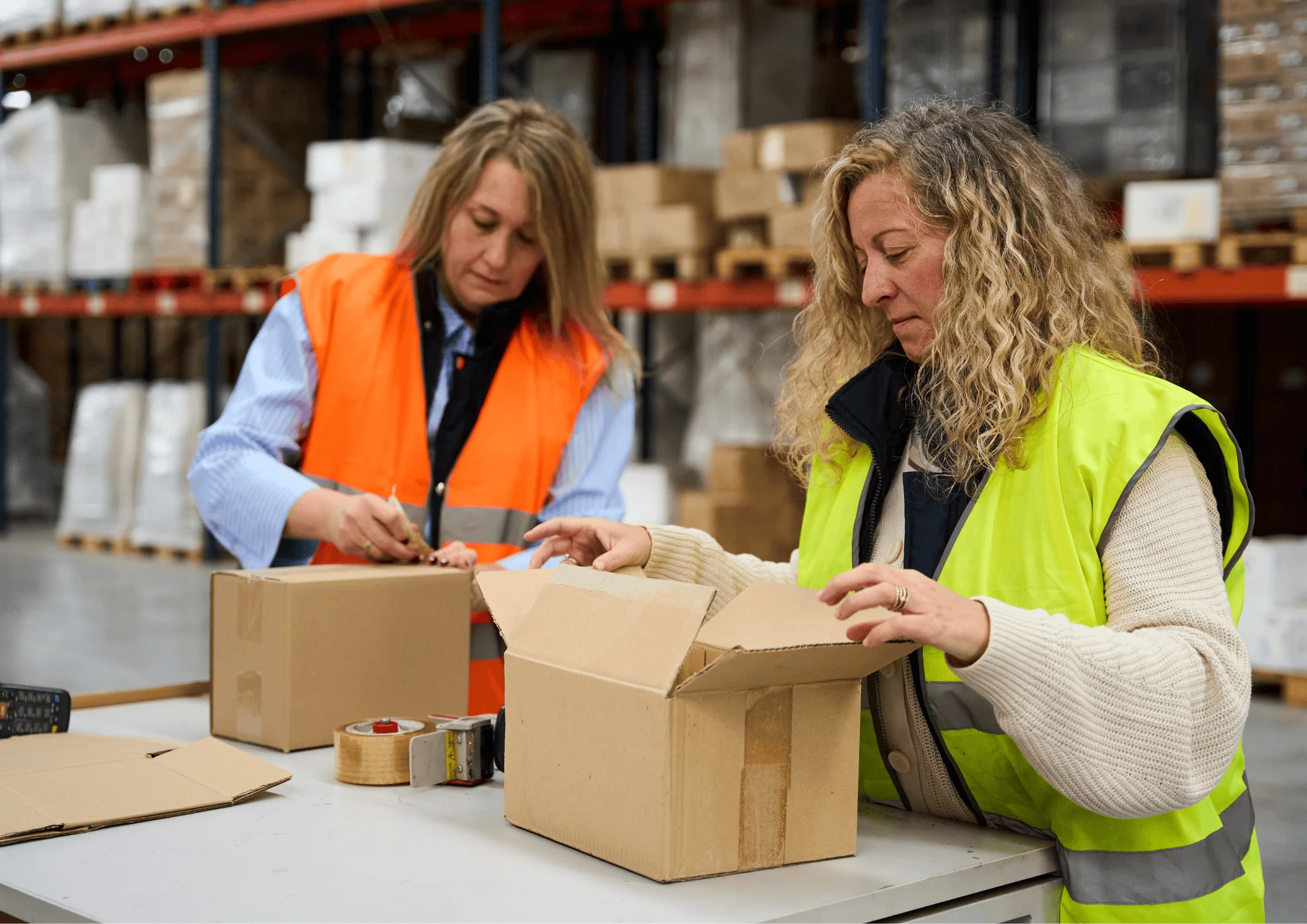 highly trained packing staff